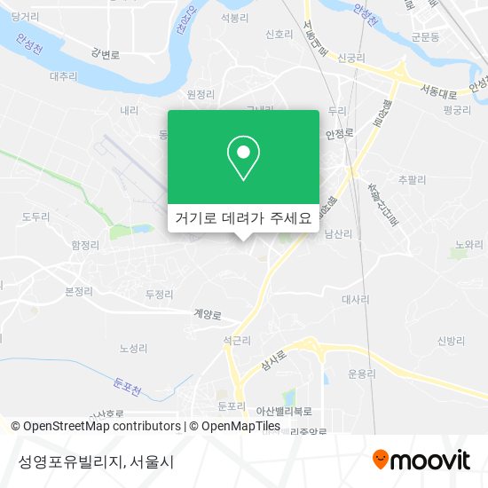 성영포유빌리지 지도