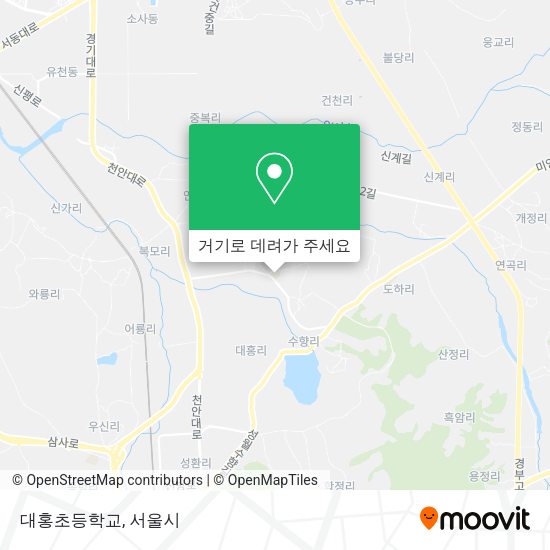 대홍초등학교 지도