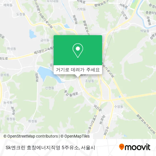 Sk엔크린 효창에너지직영 5주유소 지도