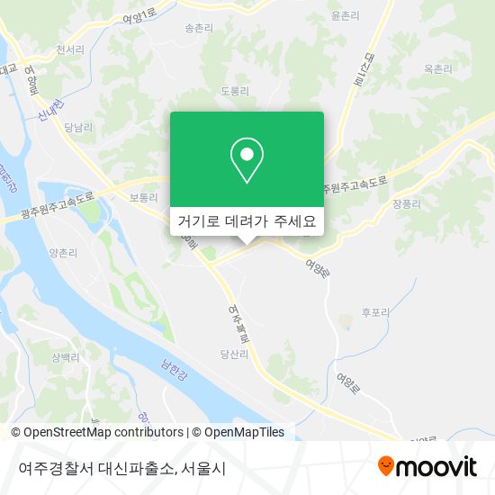 여주경찰서 대신파출소 지도