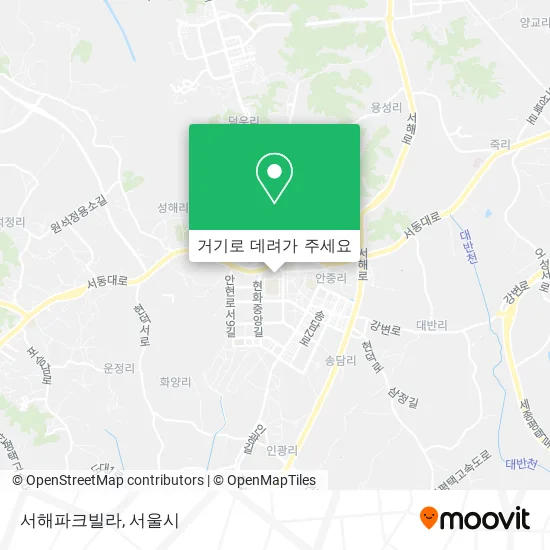 서해파크빌라 지도