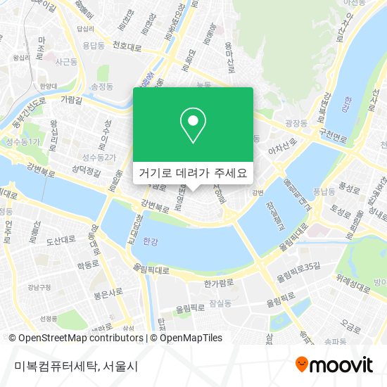 미복컴퓨터세탁 지도