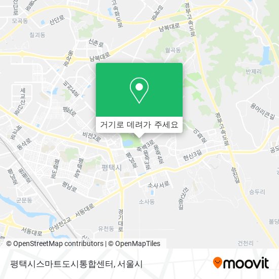 평택시스마트도시통합센터 지도