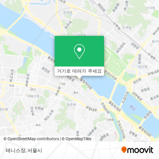 테니스장 지도