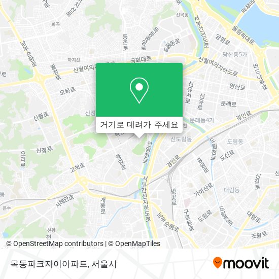 목동파크자이아파트 지도