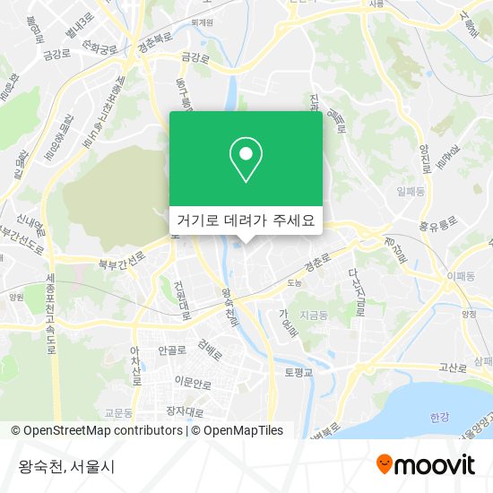 왕숙천 지도