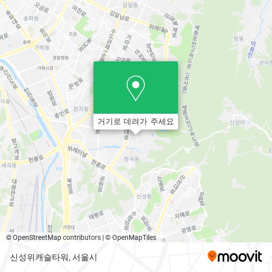 신성위캐슬타워 지도