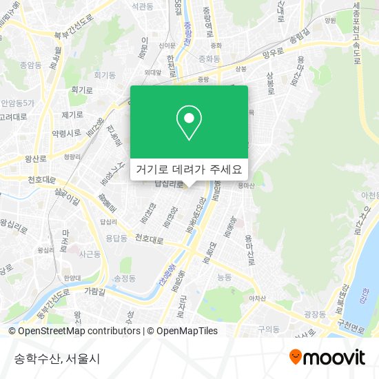 송학수산 지도