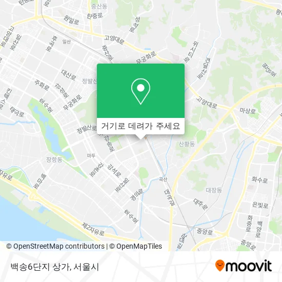 백송6단지 상가 지도