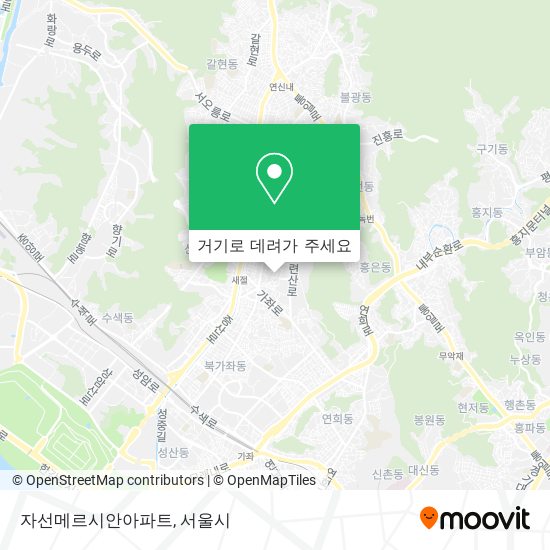 자선메르시안아파트 지도