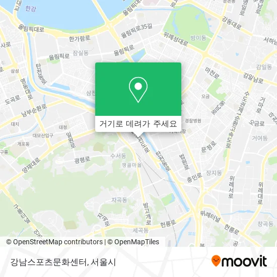 강남스포츠문화센터 지도