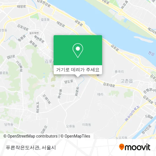 푸른작은도서관 지도