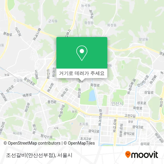 조선갈비(안산선부점) 지도