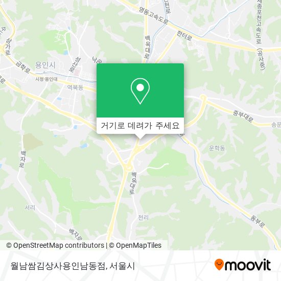 월남쌈김상사용인남동점 지도