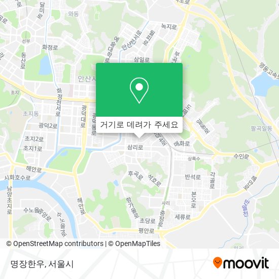 명장한우 지도