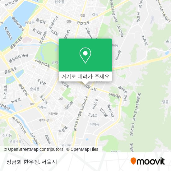 정금화 한우정 지도