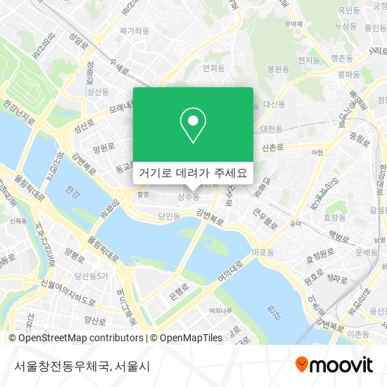 서울창전동우체국 지도