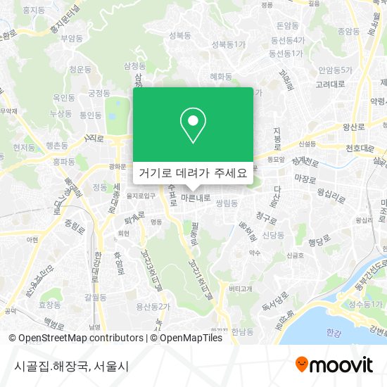 시골집.해장국 지도