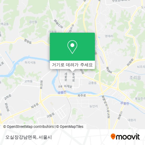 오실장강남면옥 지도