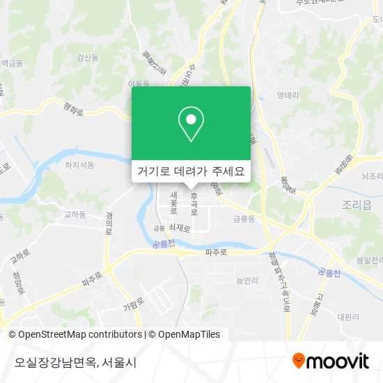 오실장강남면옥 지도