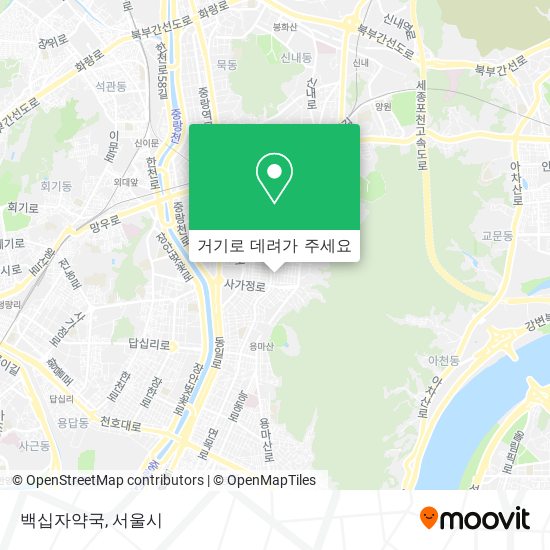 백십자약국 지도