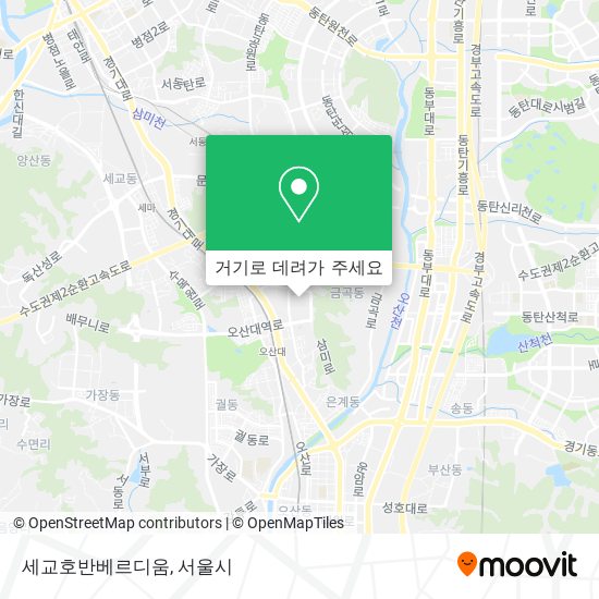 세교호반베르디움 지도