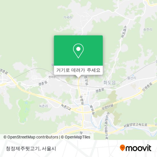 청정제주뒷고기 지도