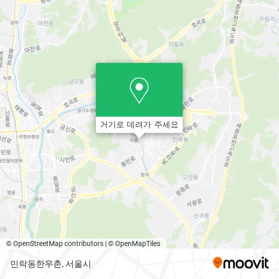 민락동한우촌 지도