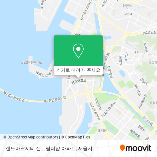 랜드마크시티 센트럴더샵 아파트 지도