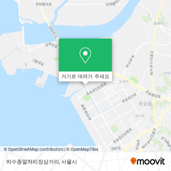 하수종말처리장삼거리 지도