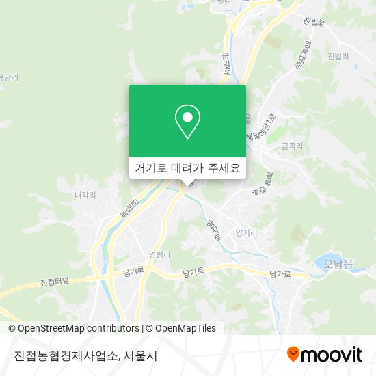 진접농협경제사업소 지도