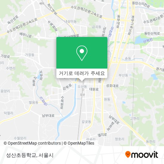 성산초등학교 지도