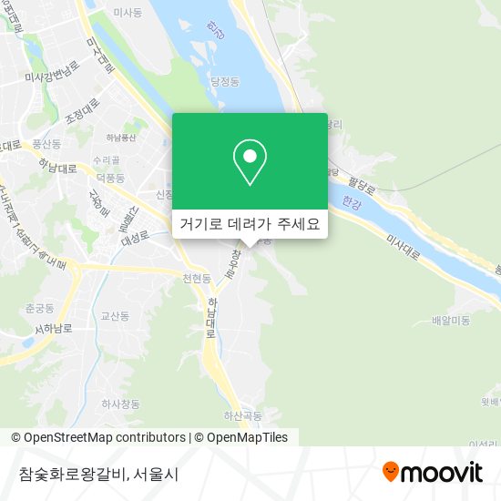 참숯화로왕갈비 지도