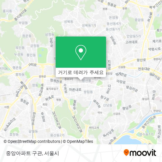 중앙아파트 구관 지도