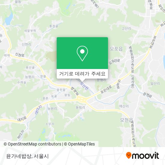 윤가네밥상 지도