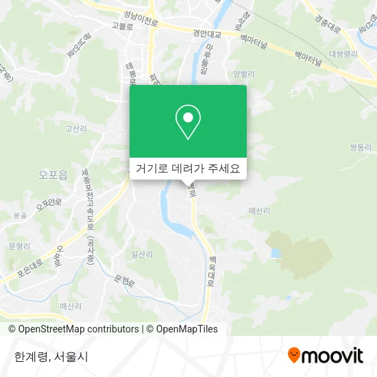 한계령 지도