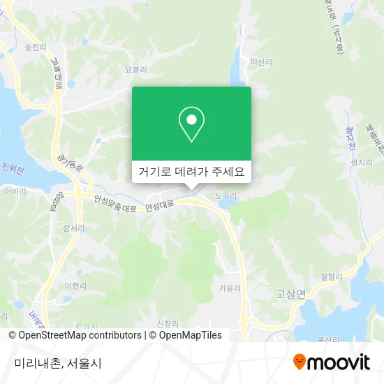 미리내촌 지도