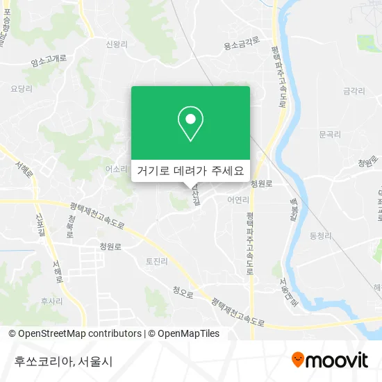 후쏘코리아 지도