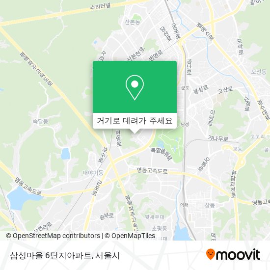 삼성마을 6단지아파트 지도