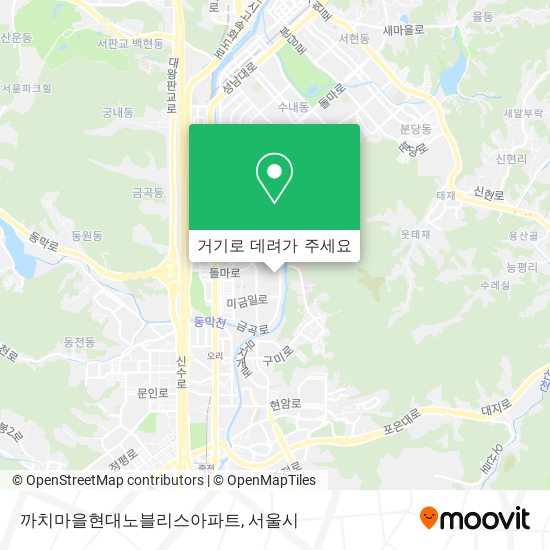 까치마을현대노블리스아파트 지도