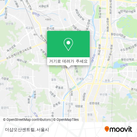 더샵오산센트럴 지도