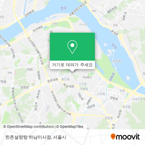 한촌설렁탕 하남미사점 지도