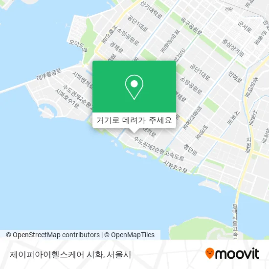 제이피아이헬스케어 시화 지도