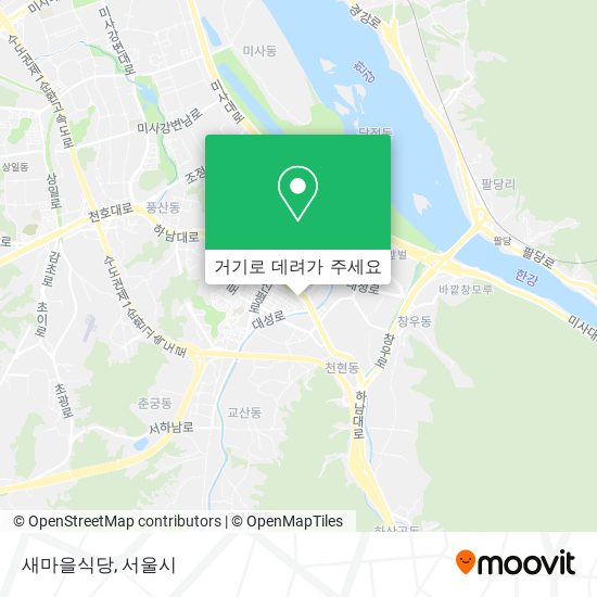 새마을식당 지도