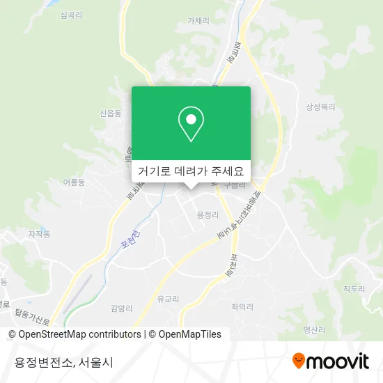 용정변전소 지도