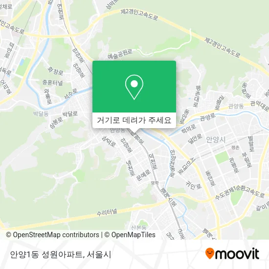 안양1동 성원아파트 지도