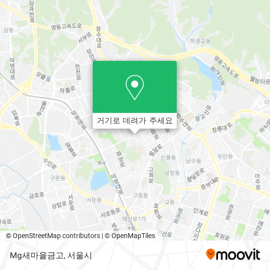 Mg새마을금고 지도