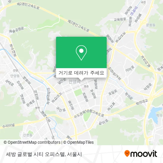 세방 글로벌 시티 오피스텔 지도
