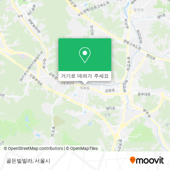 골든빌빌라 지도