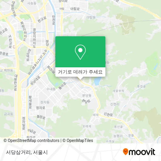 서당삼거리 지도